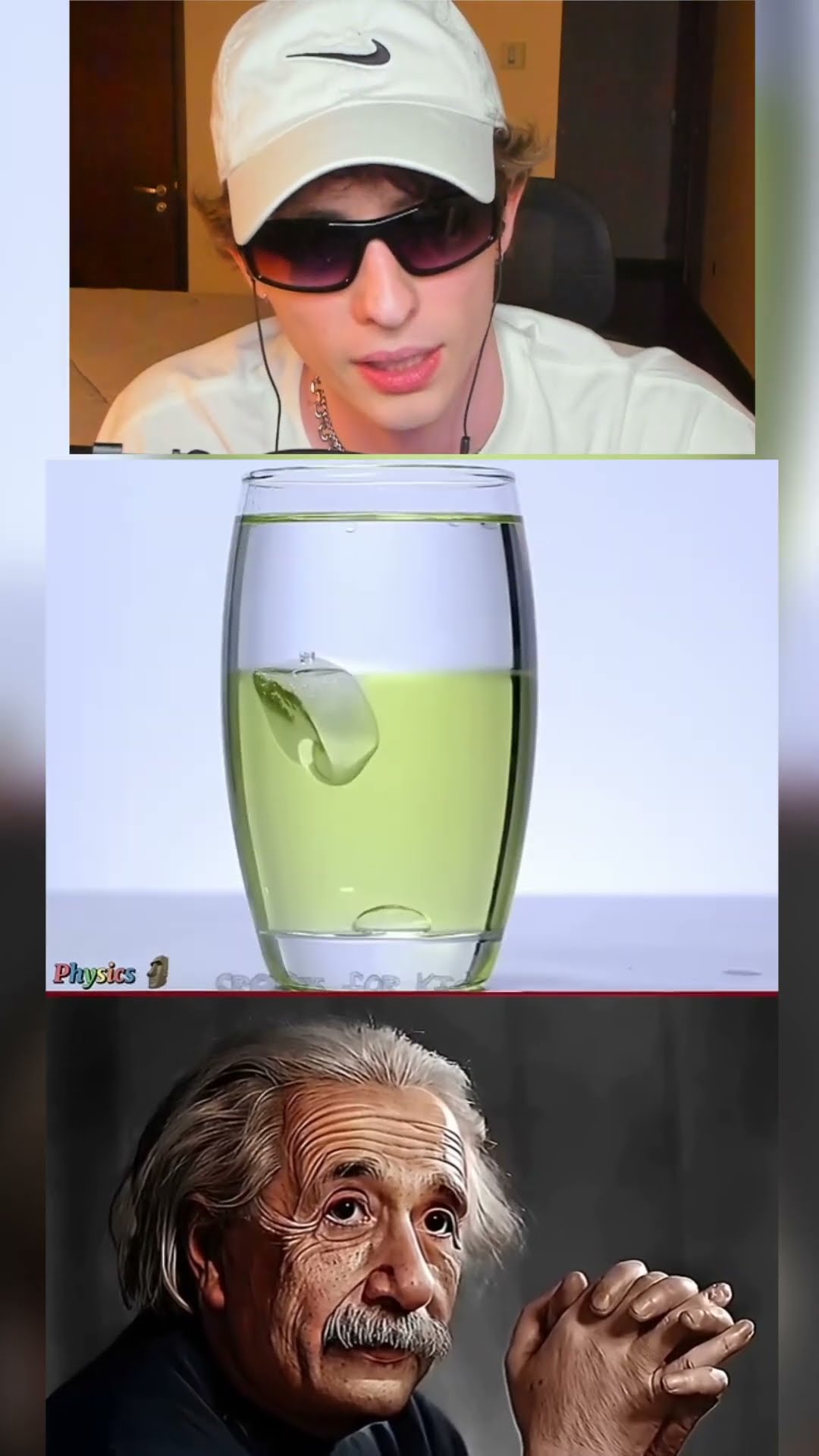 La reacción del HIELO CON ACEITE?