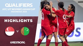 Highlights: Singapore 7-0 Turkmenistan | Three players hit braces to secure victory!