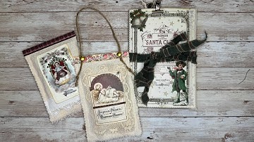 Everlasting Journals DT Project | Christmas Ephemera + Sachet Tutorial