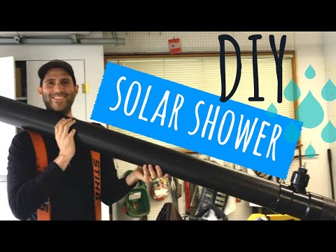 ⁣DIY Solar Shower System Pressurized for Roof Rack Camping off the grid under $100