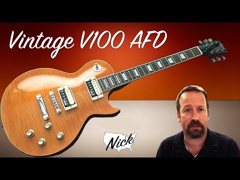 Guitar Review -Vintage V100 AFD PA RA DI 53 Is Gibson Scared? Only Les Paul Would Know!