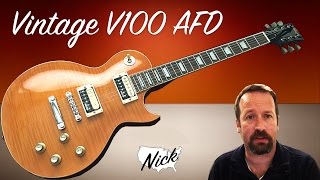 guitar review -vintage v100 afd pa ra di 53 is gibson scared? only les paul would know!