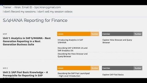 S/4HANA Embedded Analytics - Reporting for Finance - Demo
