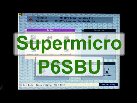 Графический BIOS в 1999-м и мини-обзор Supermicro P6SBU