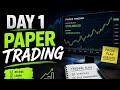 Day 1 of paper trading  what we learn from first day loss ? 🙄📈 
