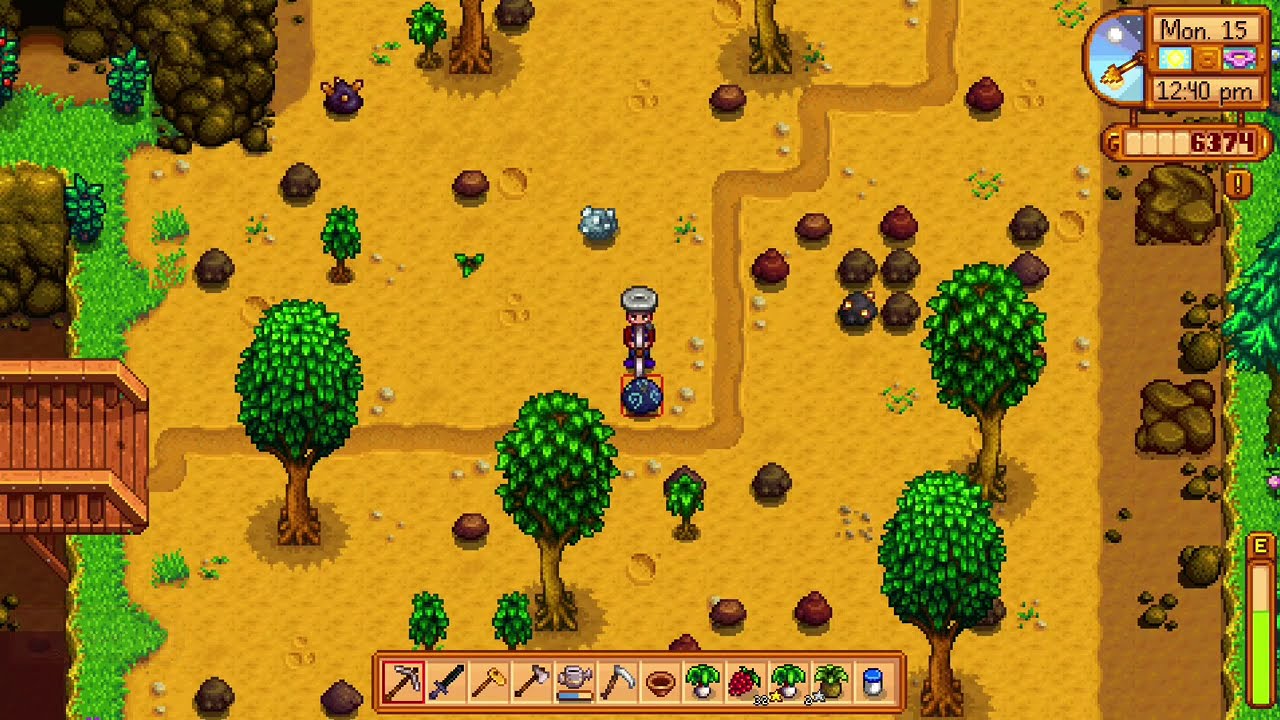 Stardew Valley Mystic Stone vs Iron Pickaxe