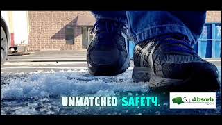 Solutions for Winter Safety using Stick Back Anti Slip Absorbent Mat
