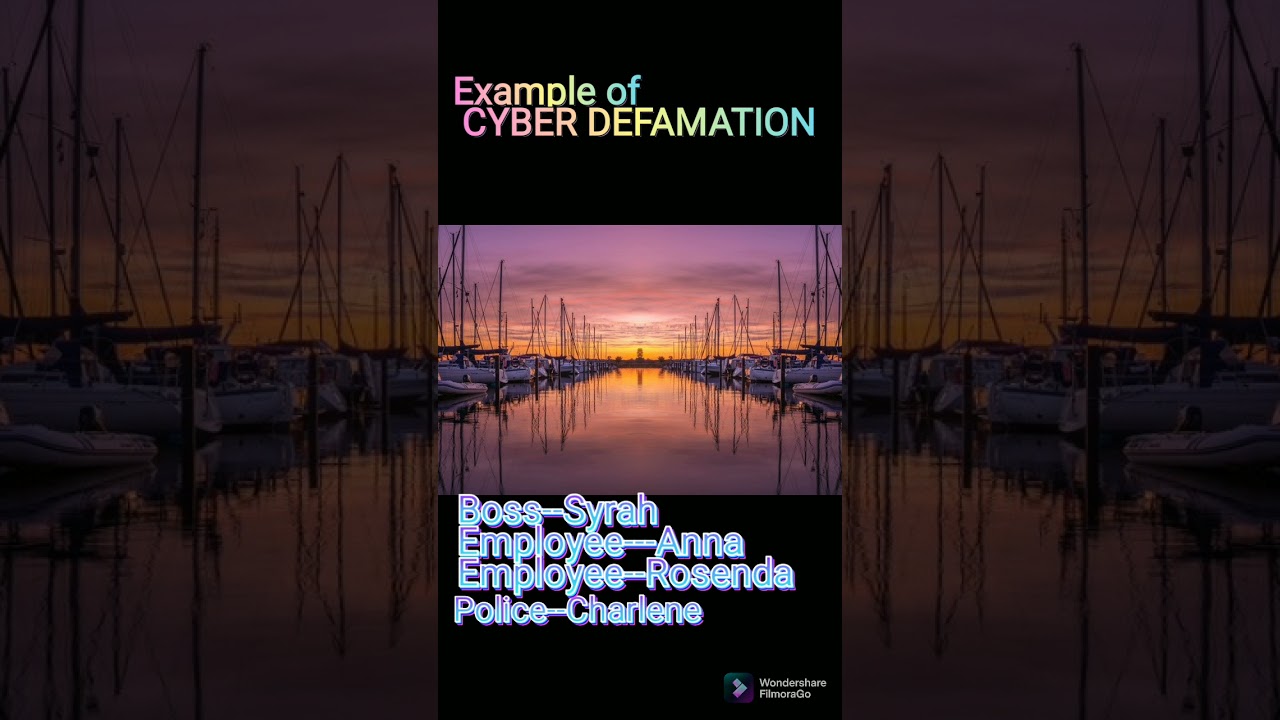 CYBER DEFAMATION
