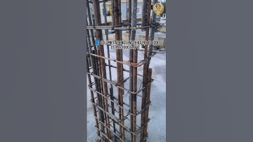 Column Bar Overlapping – Site Work + Formula 💪 #construction #site #ytshorts #viral