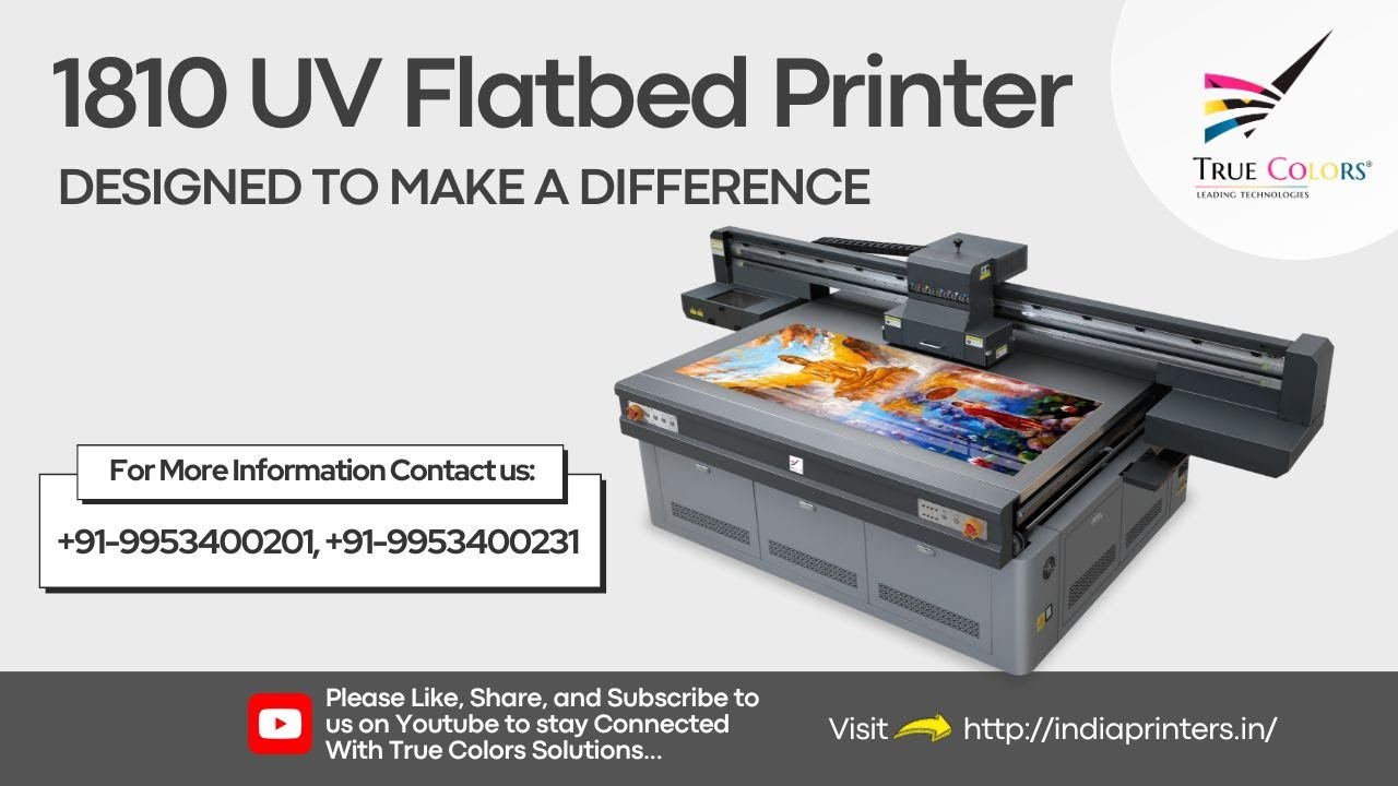 Digital UV Flatbed Printing Machine...Best UV Printer in Delhi 