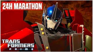 Transformers: Prime COMPLETE SERIES! 24H MARATHON π΄ | Full Episodes | Transformers Official