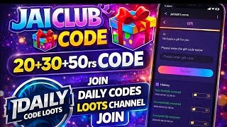 Jai Club Gift Codes | Jai Club Gift Code Telegram Channel | Free Jai Club Gift Code screenshot 2