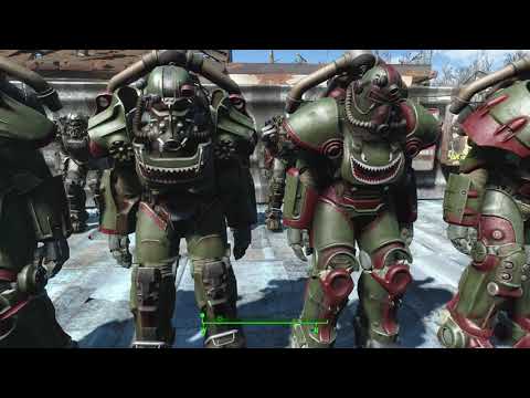 Every Fallout 4 power armor variant [all paint jobs]