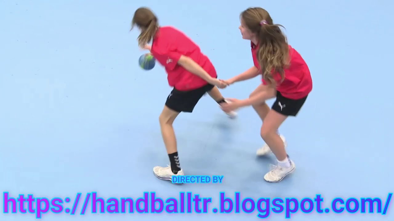 Handball training Danish school for the age of 13 years part 2