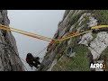 Acro bat JDL - Remplacement du câble de la Via Ferrata des Rochers de Naye
