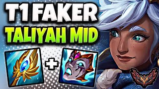 T1 Faker Taliyah vs Azir [ MID ] Patch 25.11 Korea Grandmaster