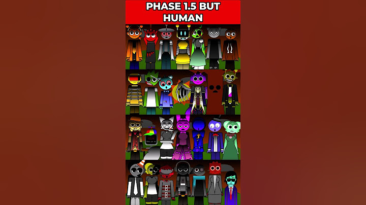 Incredibox sprunki phase 1.5 new human MOD