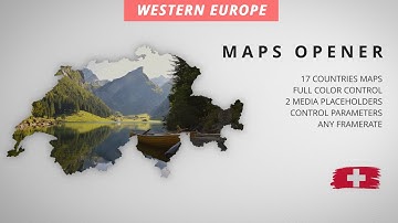 Maps Opener - Western Europe (for DaVinci Resolve)