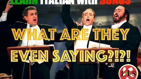 A simple solution to understanding opera singers.