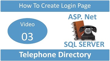 how to make login page in telephone directory
