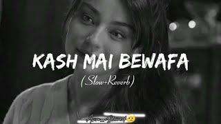 Kash Mai bewafa hundi full Punjabi song lyrics #slowxreverb #punjabimusic #remix 