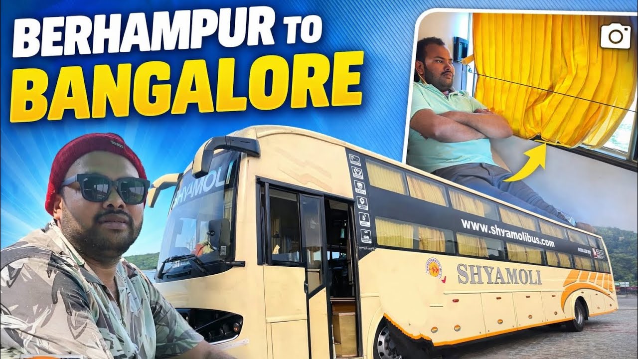 Berhampur to Bangalore by Shyamali Bus | Full Journey Vlog 🚌