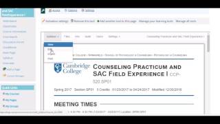 Setting up the Concourse Syllabus F