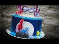 Bolo de chantilly tema Ariel