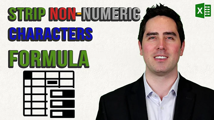 Strip Non-Numeric Characters Formula in Excel