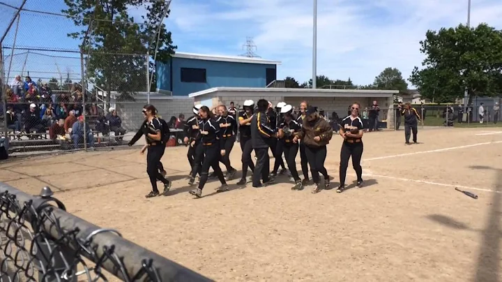 Kristie Gray greeted after grand slam for Bay City...