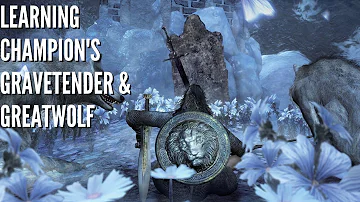 Learn With Me: Dark Souls 3 Bosses -  Champion's Gravetender & Gravetender Greatwolf