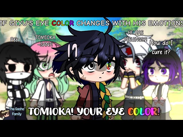 𝙆𝙉𝙔 // 💥If Giyu's Eye Color Changes With His Emotions💥 // Gacha Club x Demon Slayer class=