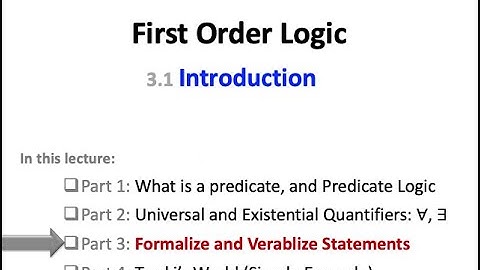 3.1 (P3/4) Formalize and Verablize Statements