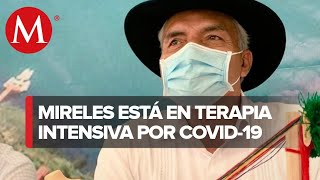 José Manuel Mireles está delicado y conectado a un respirador
