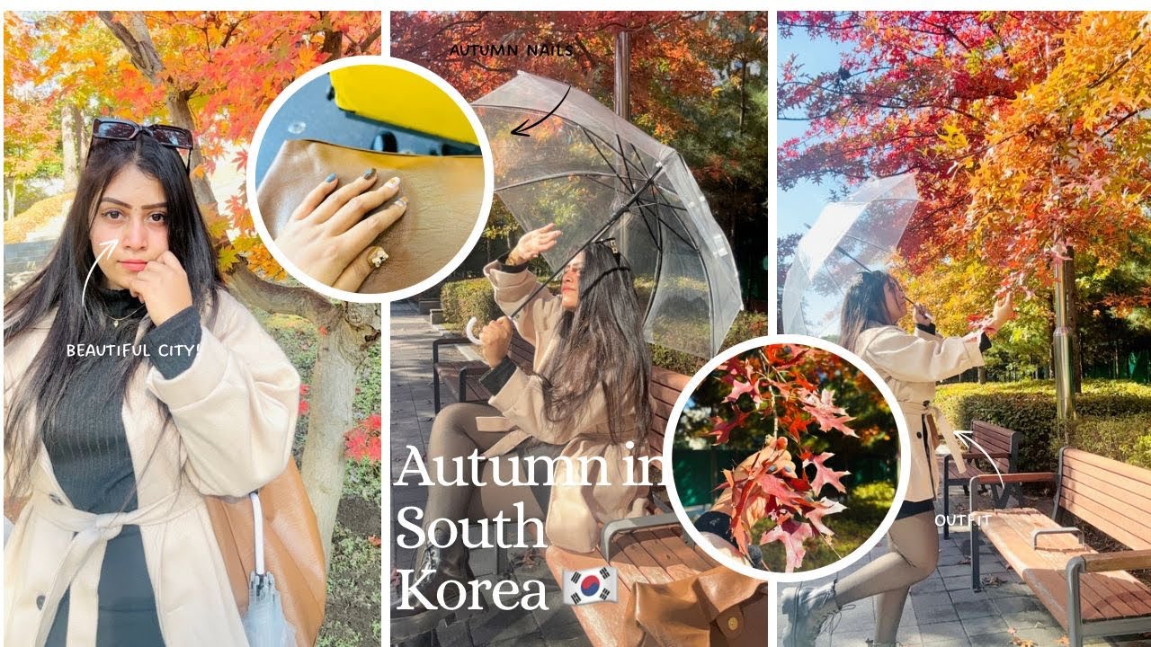 මගේ පළවෙනි vlog එක | දකුණු කොරියාවේ සරත් සමය 🍁🪵🧣🧦🍂