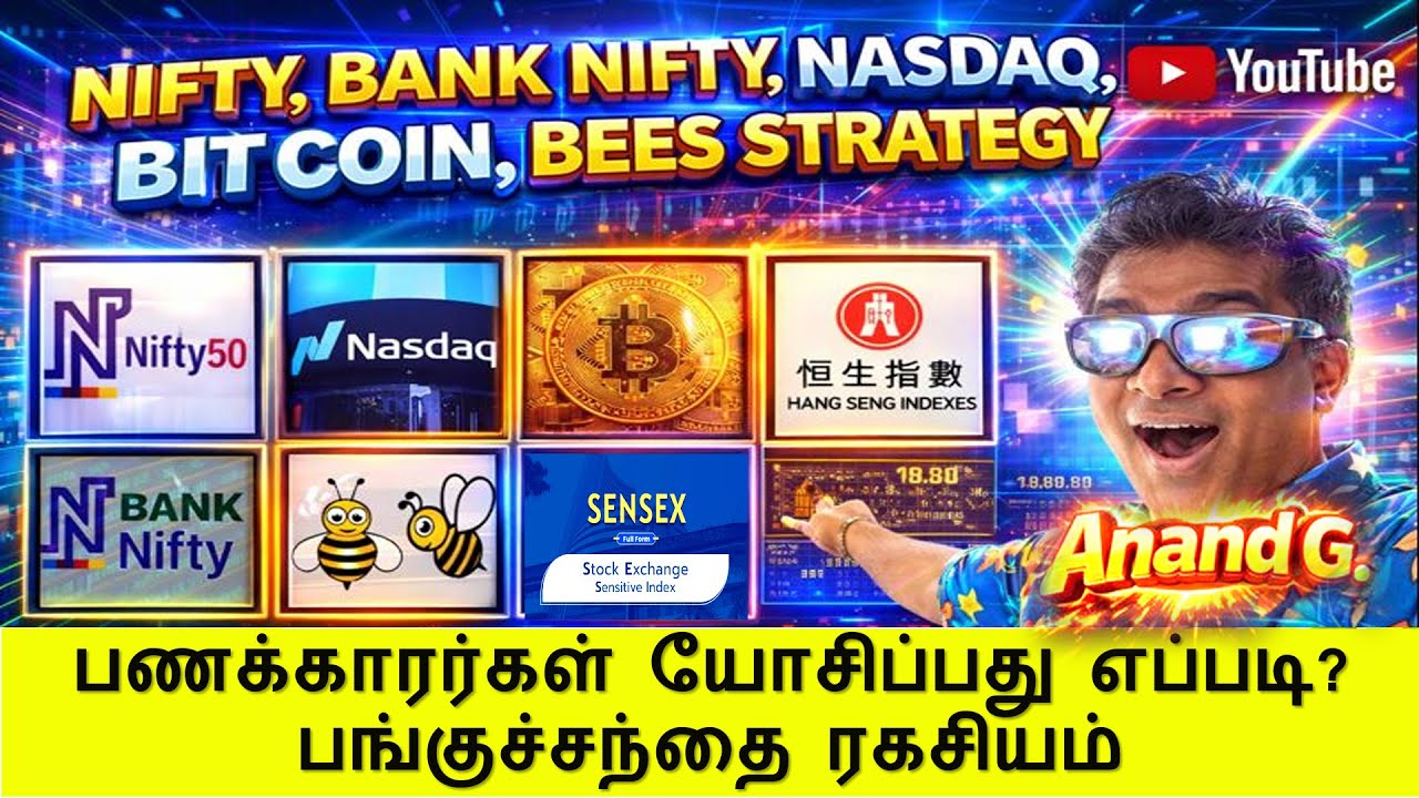 OPTOIN BUY PE - NIFTY - BIT COIN - BEES - GOLD - SILVER -8 MONEY STRATEGY IN STOCK MARKET - Anand G.