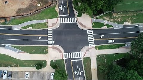 Protected Intersection - Auburn Alabama