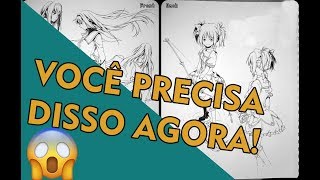 O segredo dos desenhistas -Como desenhar cabelos no estilo mangá BÁSICO 