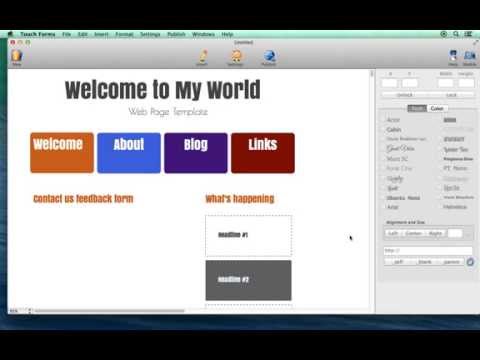 Integrating HTML Egg with Touch Forms Mac Edition App Demo