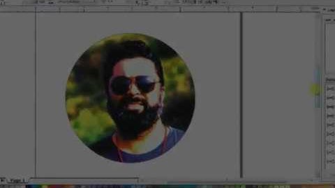 How to place a picture in a shape in Coreldraw (Powerclip)