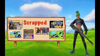 Leaking unreleased or scrapped thumbnails