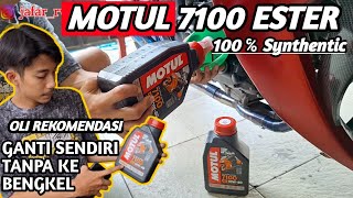 MOTUL 7100 || REKOMENDASI OLI MOTOR BUAT YAMAHA R25 || TUTORIAL RAWAT MOTOR