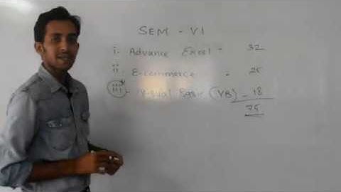 Introduction SEM-VI || Excel || TYBCOM II mumbai university || computer II IT || by The Study Zone