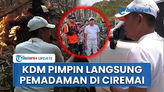 Ditanya RI 1 usai Absen Rakornas TPAKD, KDM Ternyata Bertolak Padamkan Api di Gunung Ciremai