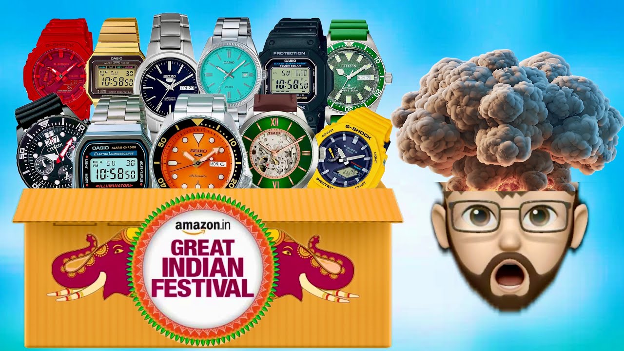 TOP 20 BEST Watch offers AMAZON GREAT INDIAN FESTIVAL!! Casio, G-Shock, Titan, Timex, Citizen, Seiko
