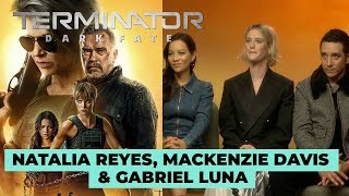 Terminator Dark Fate Natalia Reyes, Mackenzie Davis & Gabriel Luna