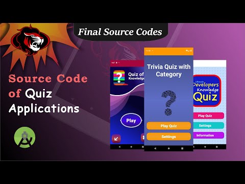 Quiz App Video Intro | Download 20+ Source Code | Free Android Projects | Quiz app source code