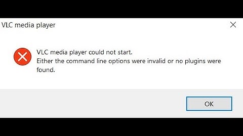 FIX "VLC media player could not start. Either the command line options were invalid"Tutorial 2020