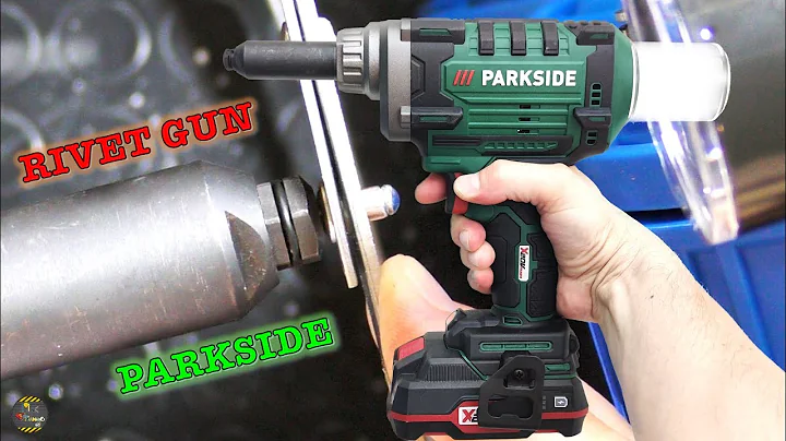 PARKSIDE 20v rechargeable brushless RIVETER PBNSG 20-Li A1 - Review, test and jaw change