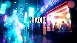 🌃 24/7 Cyberpunk Ambient Radio — Study, Code, Relax | Neon District
